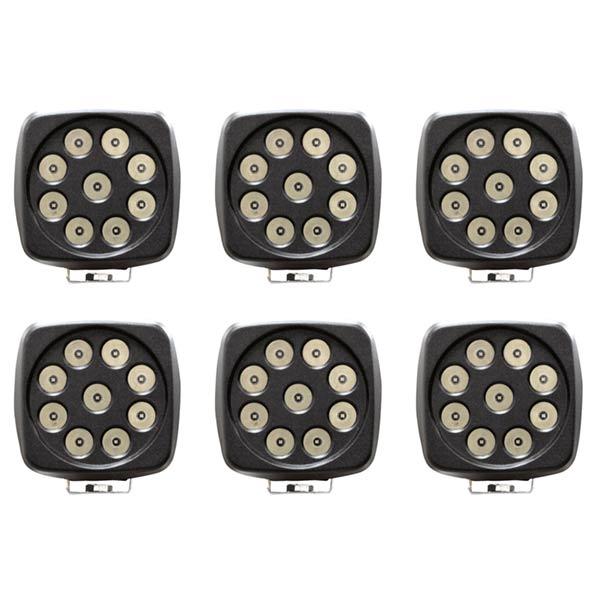 Package : 6pcs LED work light 27W DT connector