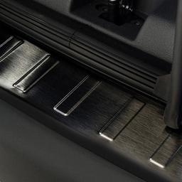 Black Brushed Steel Rear Bumper Protector VW Passat B7 Alltrack