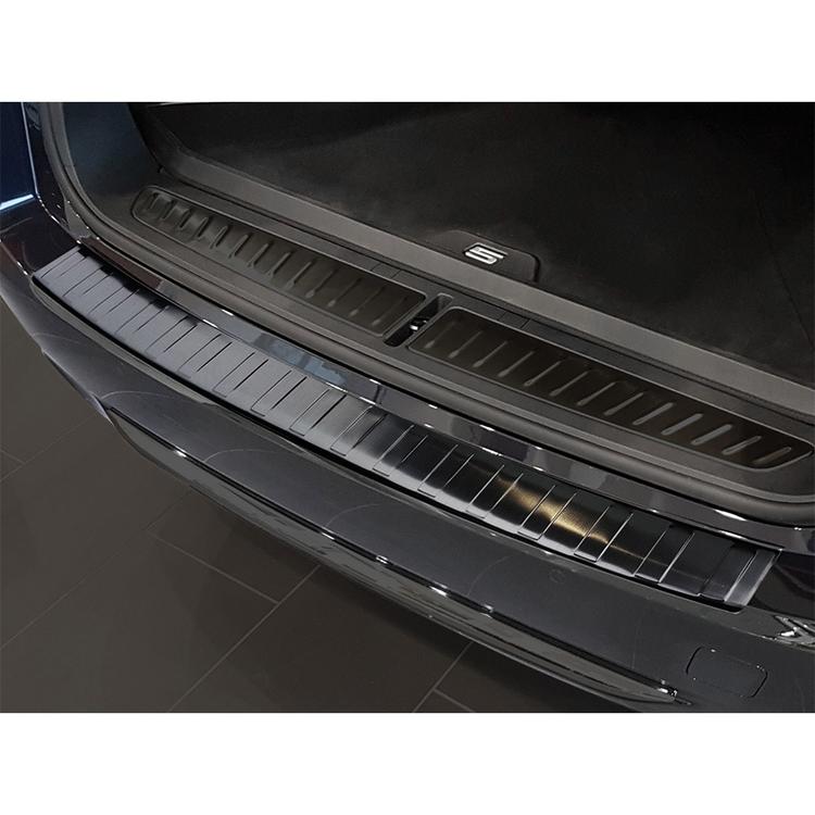 Black Brushed Steel Rear Bumper Protector BMW G31 Touring