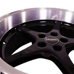 Complete Wheel Set Of Ocean MK18 Black