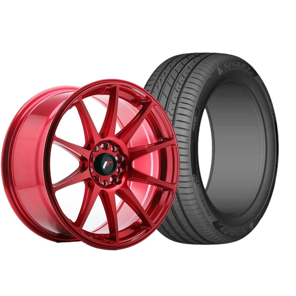Complete wheel set of JR11 Platinum Red