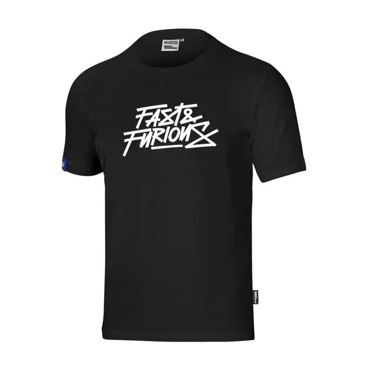 Black / White Sparco T-Shirt Fast & Furious