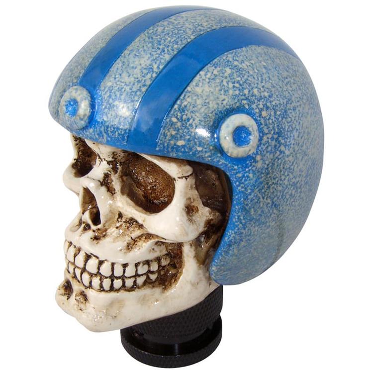Gearshift Knob Skull With Helmet