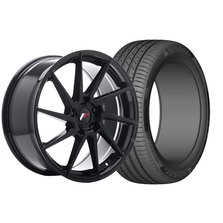 Complete wheel set of JR36 Black
